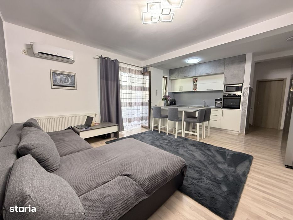 Apartament modern, 2 camere, 52 mp utili + balcon si gradina - Giroc