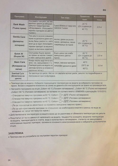 Пералня LG DD 8кг пране