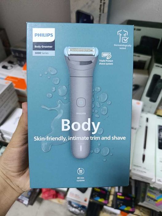 Боди Тример Philips Bodygroom 3000— водонепроницаемый триммер для тела