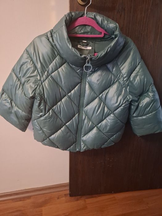 Зелено яке с 3/4 ръкав