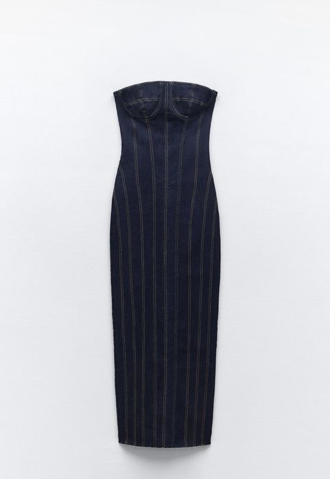 Дамска дънкова рокля-Zara.