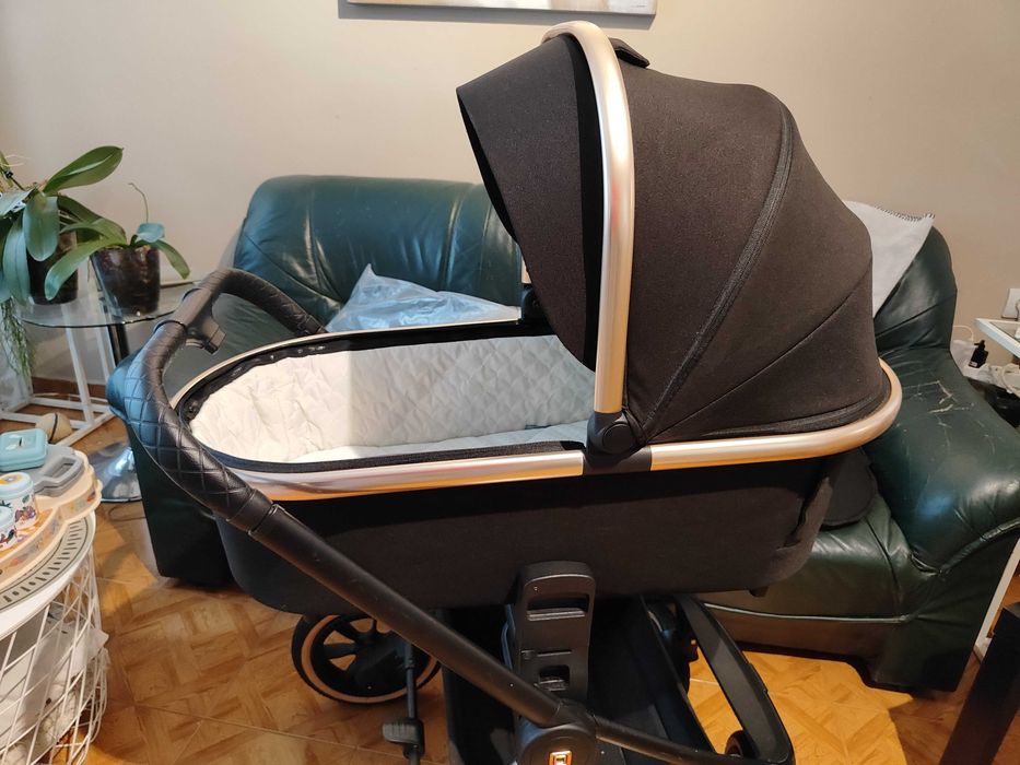 Детска количка 3 в 1 moon ReSea Sport (black)