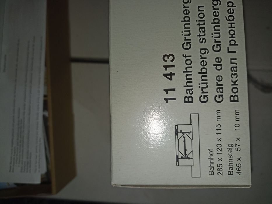 Auhagen 11413 diorama clădire gară 1:87