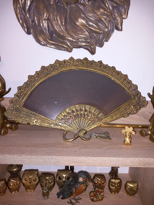 Oglindă evantai din bronz!