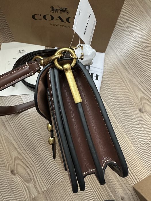 Дамска чанта Coach Tabby 26 в кафяв цвят