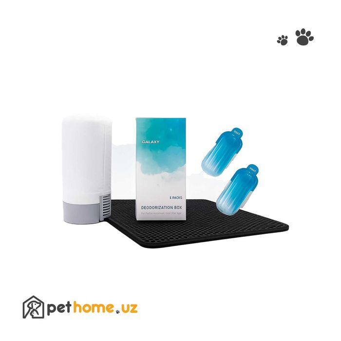 Автоматический туалет для кошек Petree 3 wi-fi+коврик