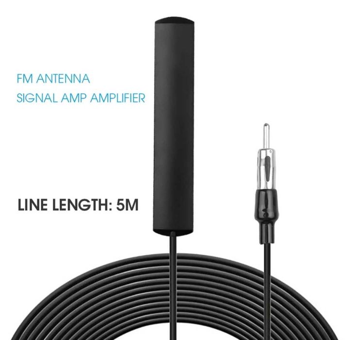 FM антена с 5 метров кабел коли автомобил навиагция радио фм antena