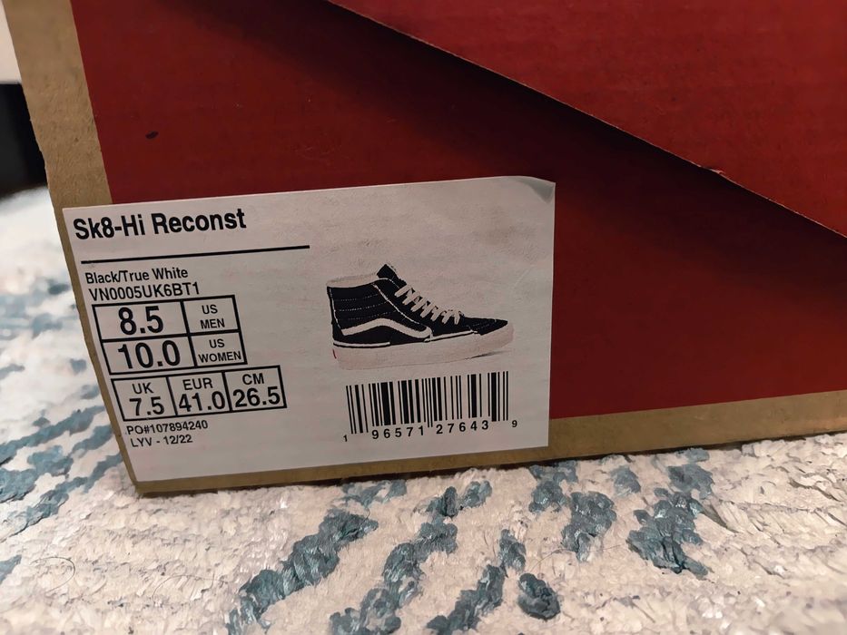 кроссовки Vans SK8-hi reconst