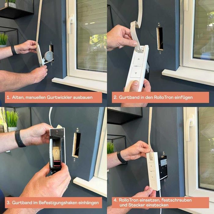 HOMEPILOT RolloTron pure – Actionare electrica pentru rulouri