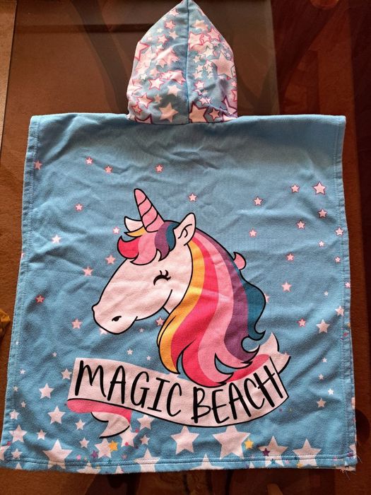 Полотенце-пончо б.у.