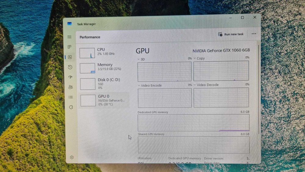 PC i5-8600 4.3ghz gtx 1060 6GB 16GB Ram hyperX SSD 1TB Kingston