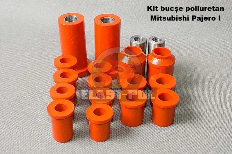 Kit complet bucse Mitsubishi Pajero Mk 1/2/3 + Pajero Sport-Poliuretan