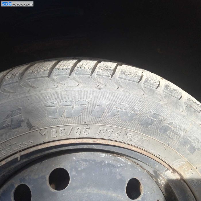 Roata Janta Rezerva Tabla 4x114,3 cu Anvelopa Cauciucuri Iarna Dot 2011 Chevrolet Lacetti 2002 - 2011 [C0971]
