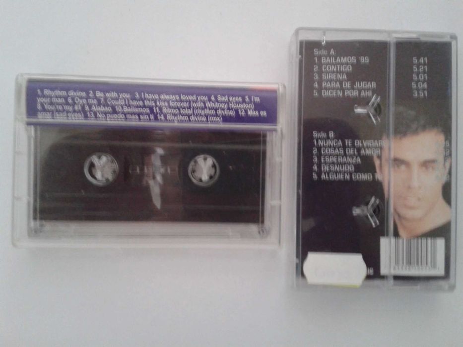 Lot 2 casete audio originale de colectie Enrique Iglesias