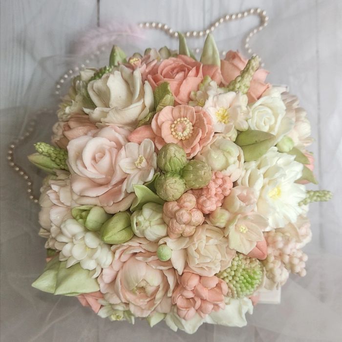 Букеты из зефира