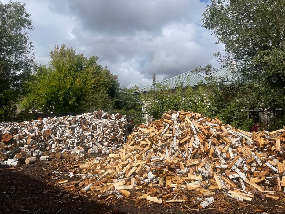 Дрова березовые опилки