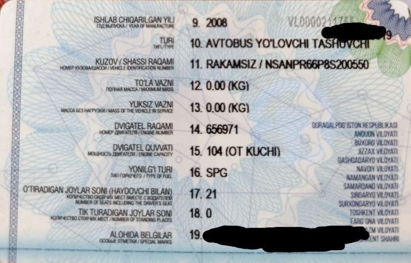 Isuzu avtobus sotiladi yaxshi xolatda
