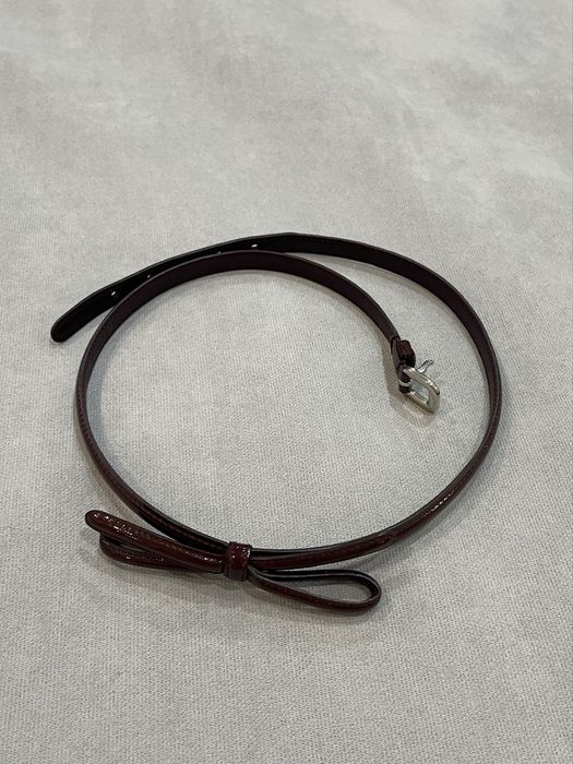 Ремень Prada бордовый (оригинал)