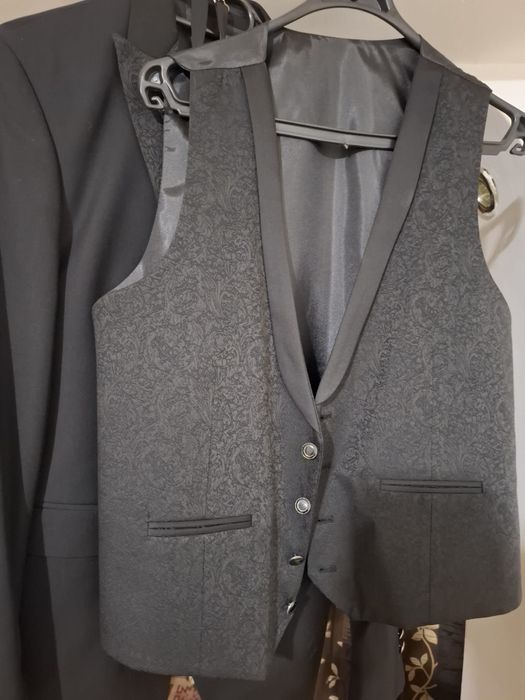 Costum barbati negru complet Daniel Gianni