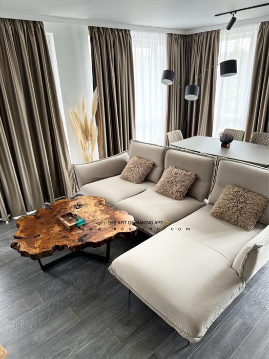 Холна , Трапезна Маса от Естествено Дърво , Дървена Маса