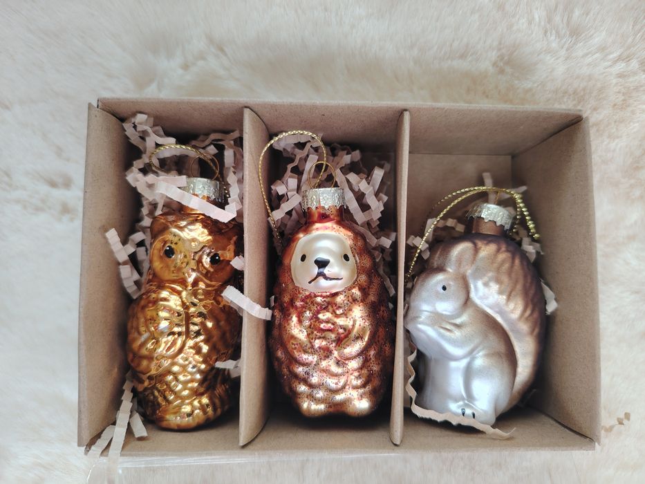 Стъклени коледни играчки, Коледна декорация