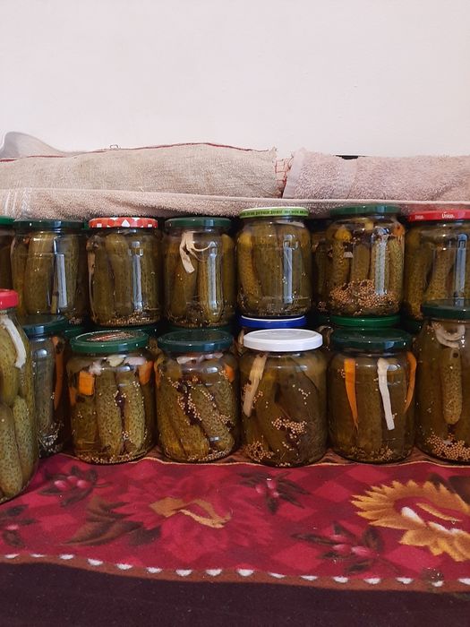 Castraveți la borcan