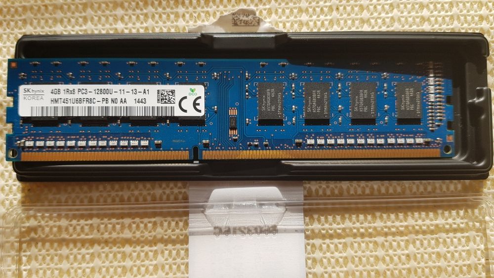 Memorie ram desktop Hynix 4GB 1Rx8 PC3 12800U - 11 - 13-A1