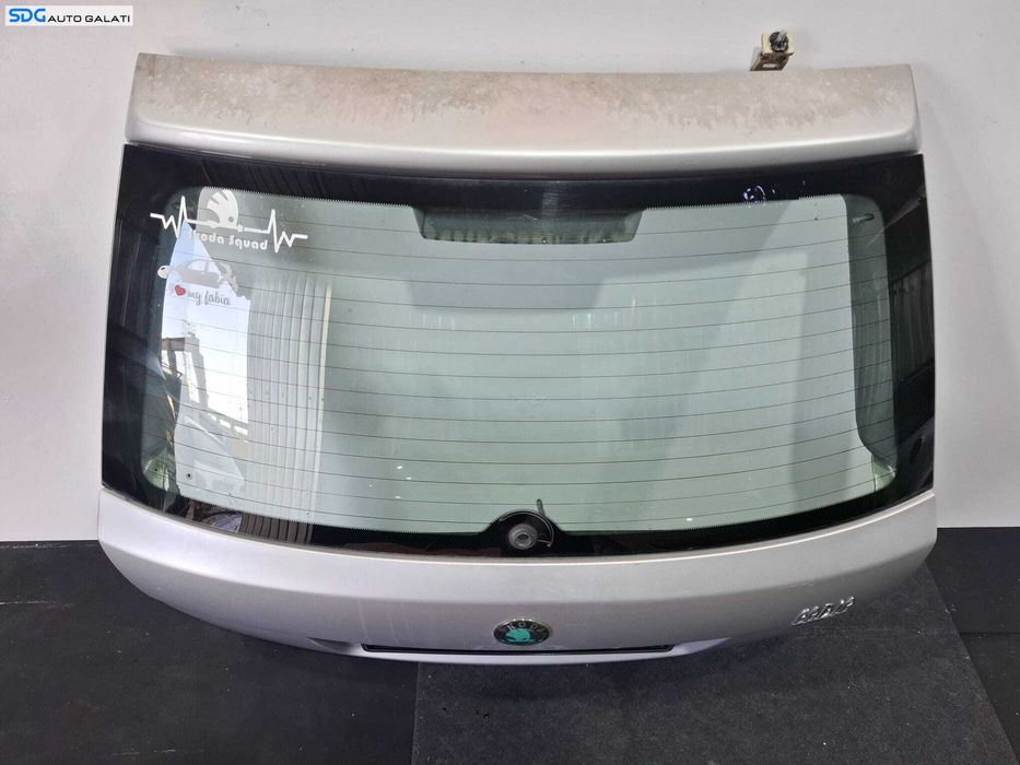 Haion Portbagaj Dezechipat cu Luneta Geam Sticla Skoda Fabia 1 Hatchback 2000 - 2007 [L4354]
