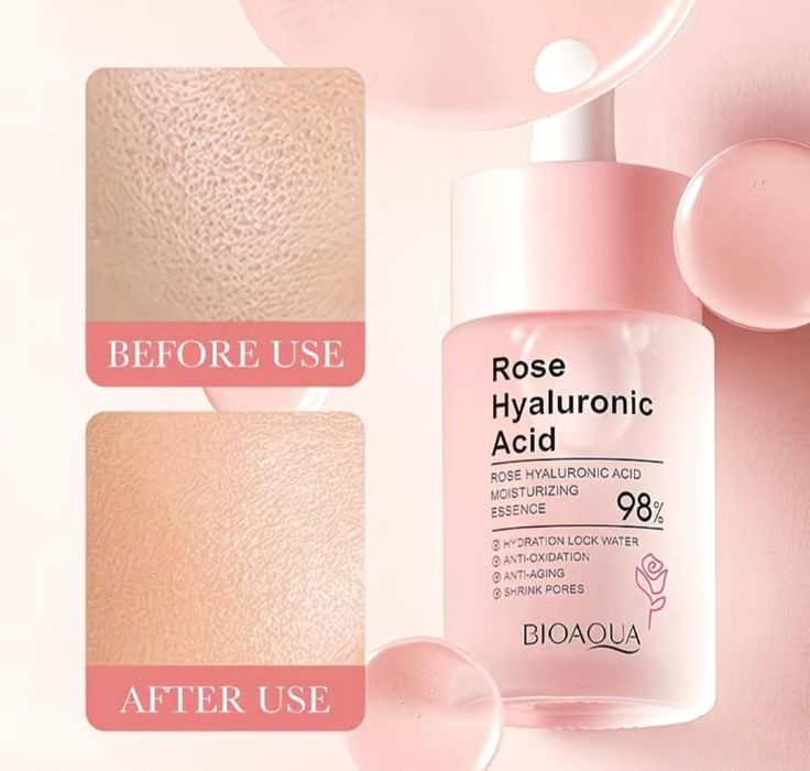 Сыворотка BIOAQUA Rose Hyaluronic Acid: Глубокое Увлажнение