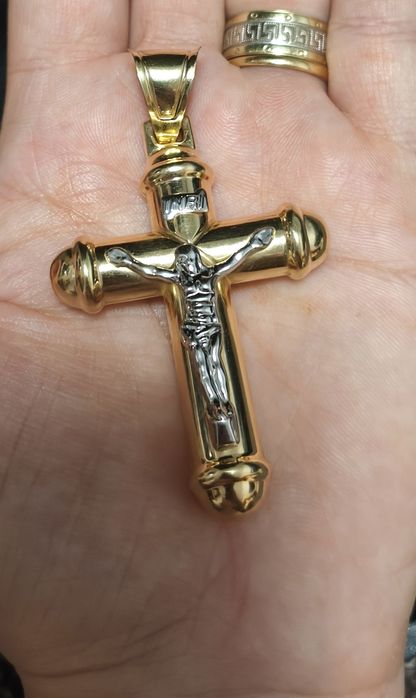 Cruciuliță masivă aur