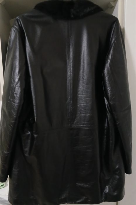 Кожаную дублёнку