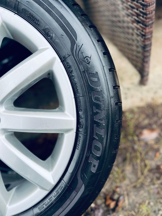 Jante aliaj R16 VW cu anvelope Dunlop 205/55 R16