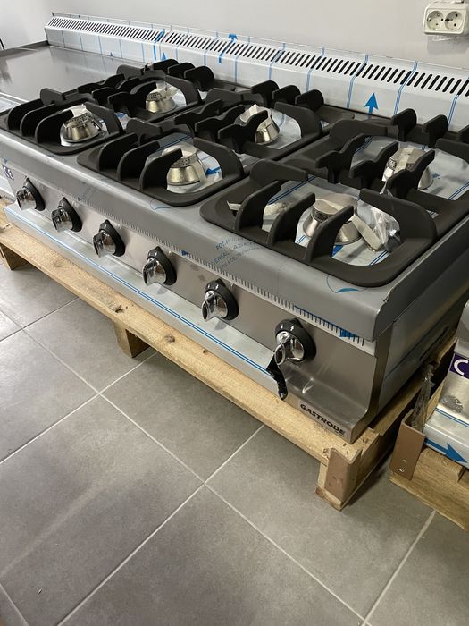 професионални газови котлони 6 ца