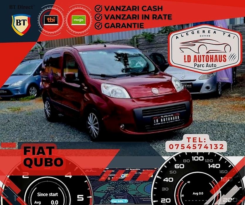 Fiat Qubo Fiorino 1.3 CDTI Euro 5 Parc Auto Rate sau Cash
