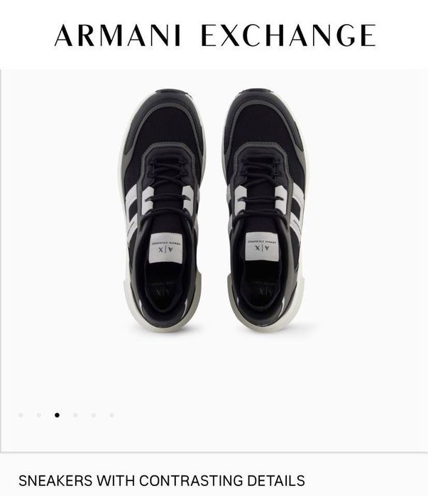 Оригинал Armani Exchange мужские кроссовки