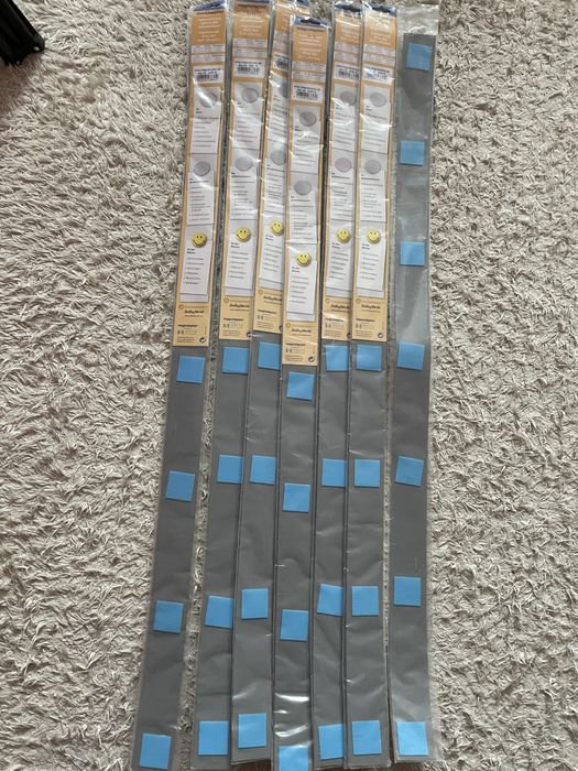 Banda organizare office Magnetoplan 6 magneții 1 m NOU Sigilat