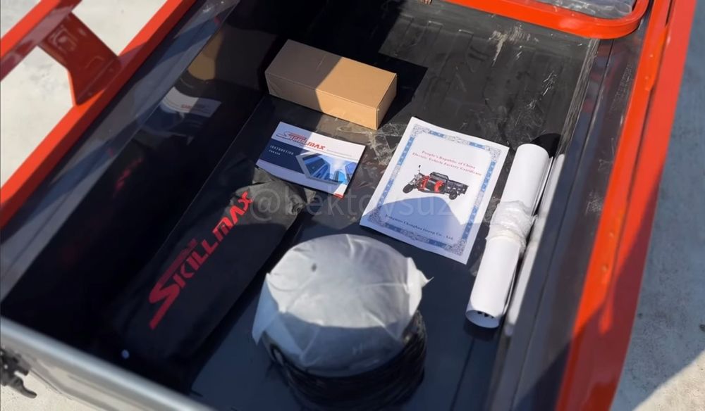 Грузовой трицикл Муравей Skillmax 1000Вт до 300кг аккумулятор 60V