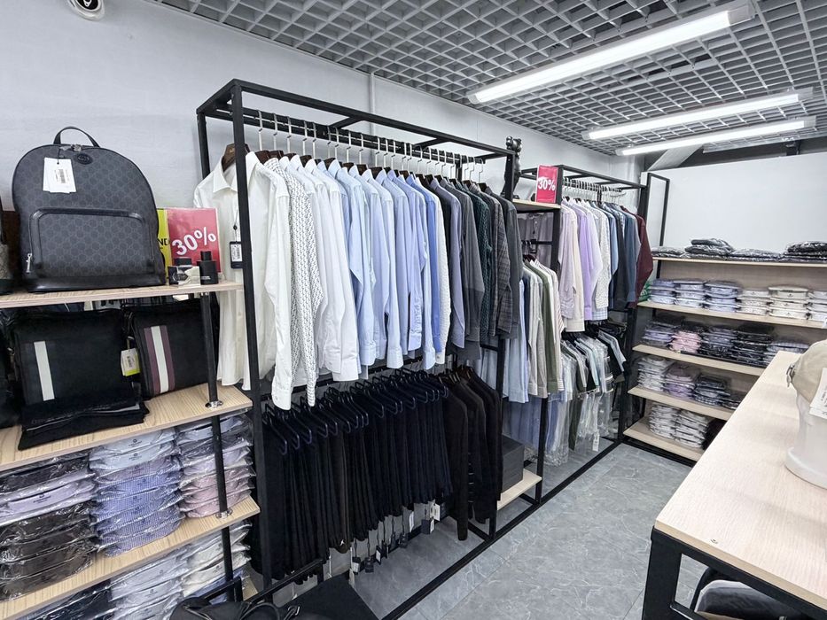 Остатки товара мужская одежда