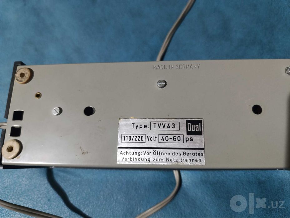Винтажный фонокорректор Dual TVV 43