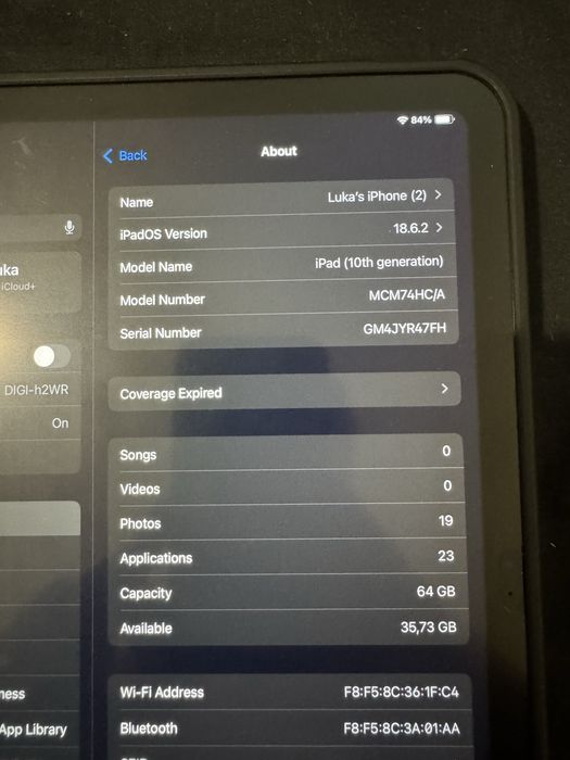 iPad Gen. 10 64GB Silver