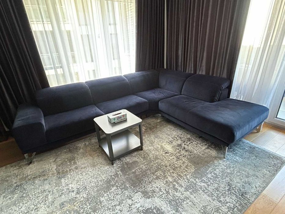 Canapea coltar living sufragerie 305 x 235 cm ITALSOFA Brezza B983 in conditii excelente