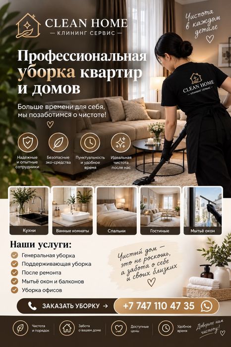 Клининговая компания CLEAN HOME