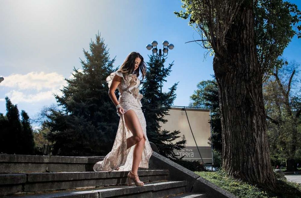 Официална рокля на дизайнер София Борисова, Romantika Fashion