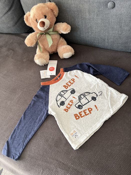 Set nou pantaloni si bluza, marimea 74, 6-9 luni,