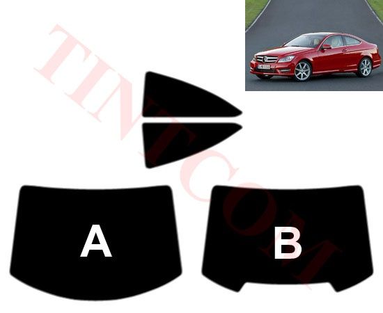 Mercedes C Class C204 (2 вр,купе,11–14) Фолио за затъмняване на стъкла
