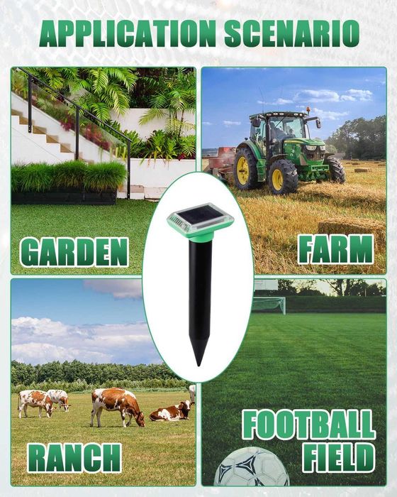 Соларни ултразвукови репелери за гризачи –комплекти. (в кутия × 4 бр.)