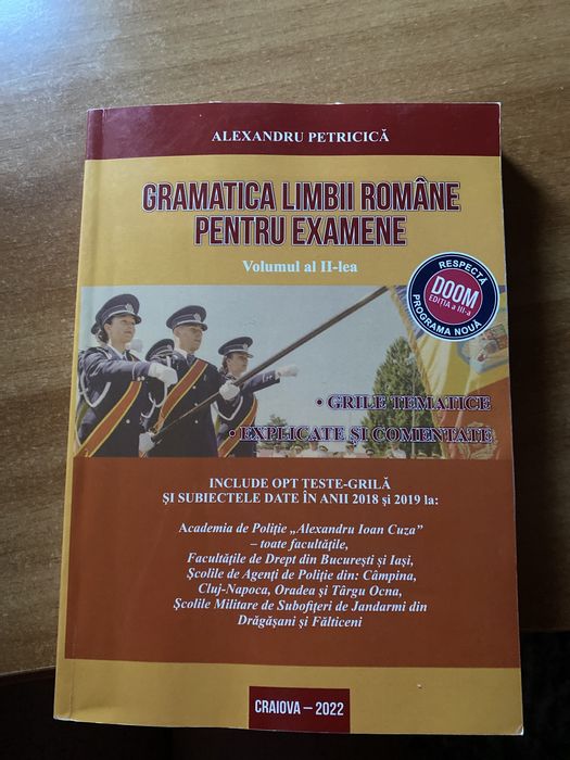 Gramatica limbii romane pentru examene