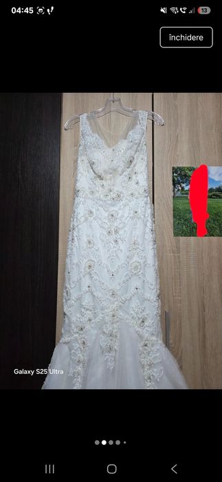 Rochie mireasa  maya fashion+crinolina sirena