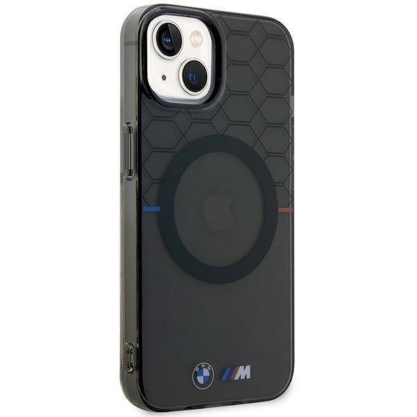 Case bmw bmhmp13mhgpk iphone 13 / 14 / 15 6.1" grey pattern magsafe