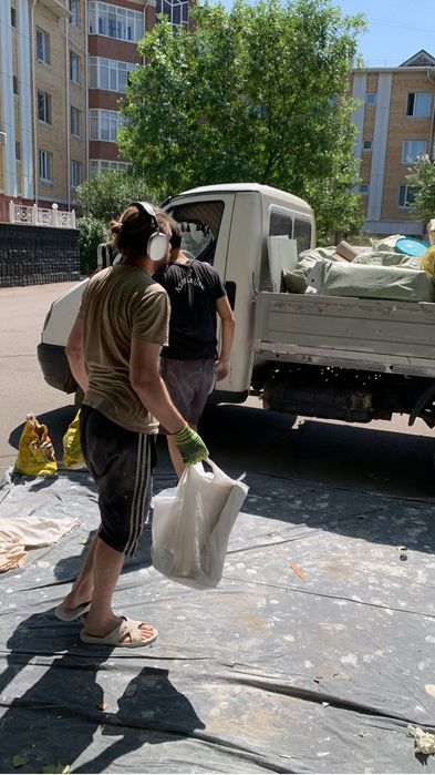 Вывоз мусора хламы подваль гараж
